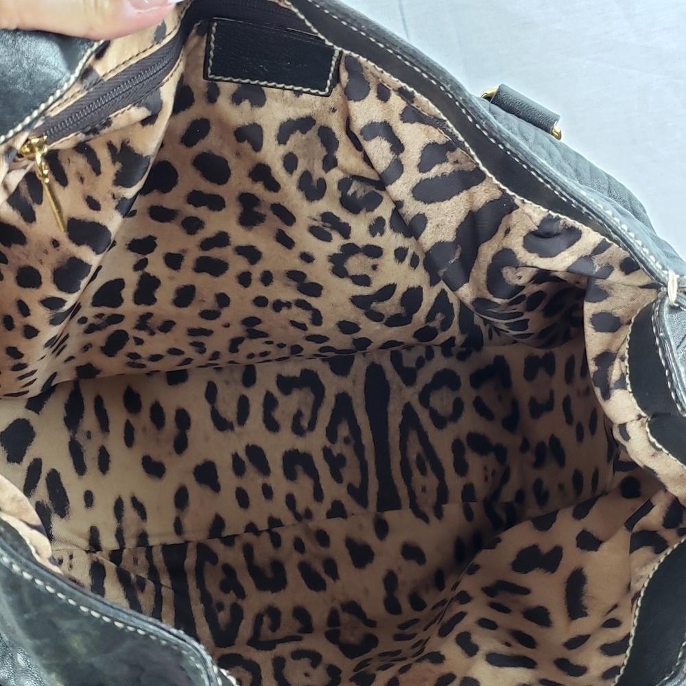Dolce & Gabbana  Thick, Blk leather Sachel - Picture 3 of 8